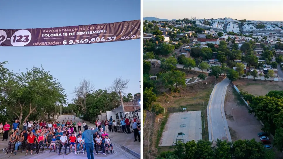 Las calles pavimentadas contaron con una inversión de 9 millones 349 mil 904 pesos y con ellas, suman 123 vialidades del programa de mil calles para Culiacán
