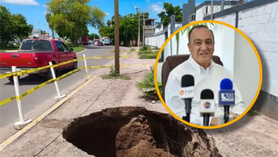 Reparación de socavones en Los Mochis costará más de 30 millones de pesos: Alcalde Ahome