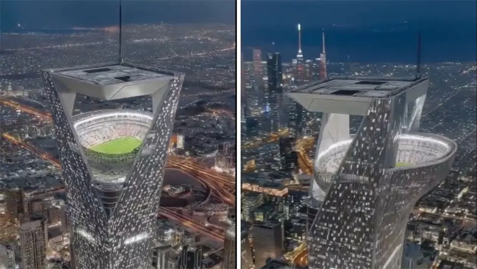 El estadio estará ubicado a 350 metros de altura, su construcción se pretende comience en 2027 y su inauguración se dé en 2032 para contemplar partidos de ensayo de cara a la máxima justa futbolística a nivel mundial