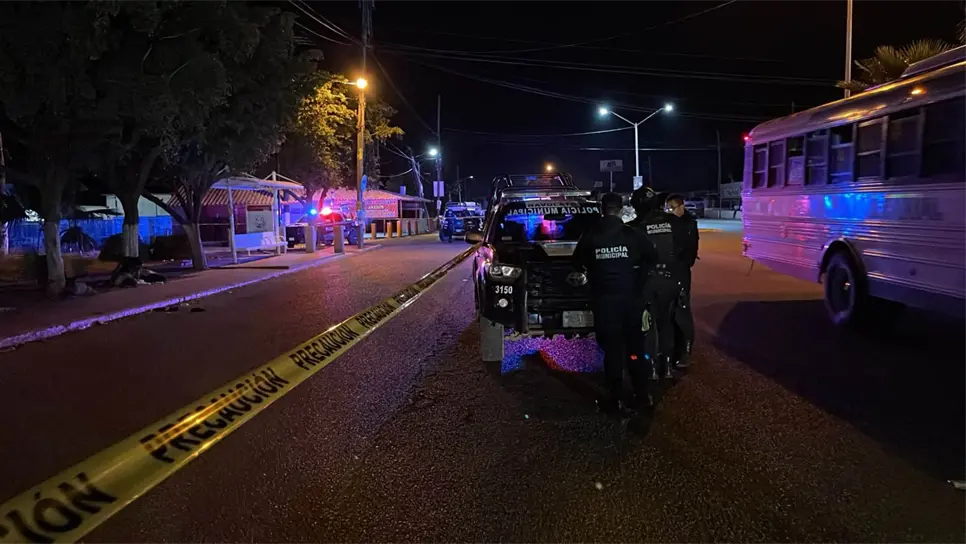 La zona fue acordonada por las autoridades. (FOTO: Ángel Beltrán).
