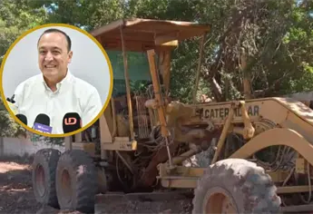 Antonio Menéndez busca reparar maquinaria municipal para eficientar obras en proceso