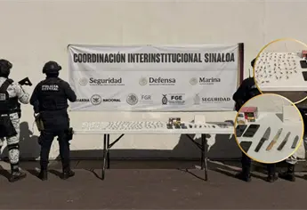 Aseguran cocaína, marihuana, cuchillos, dinero en efectivo y celulares en la Peni de Aguaruto, en Culiacán