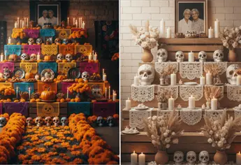 ¿Falta de respeto a la cultura mexicana? Ofrendas minimalistas y aesthetic causan polémica