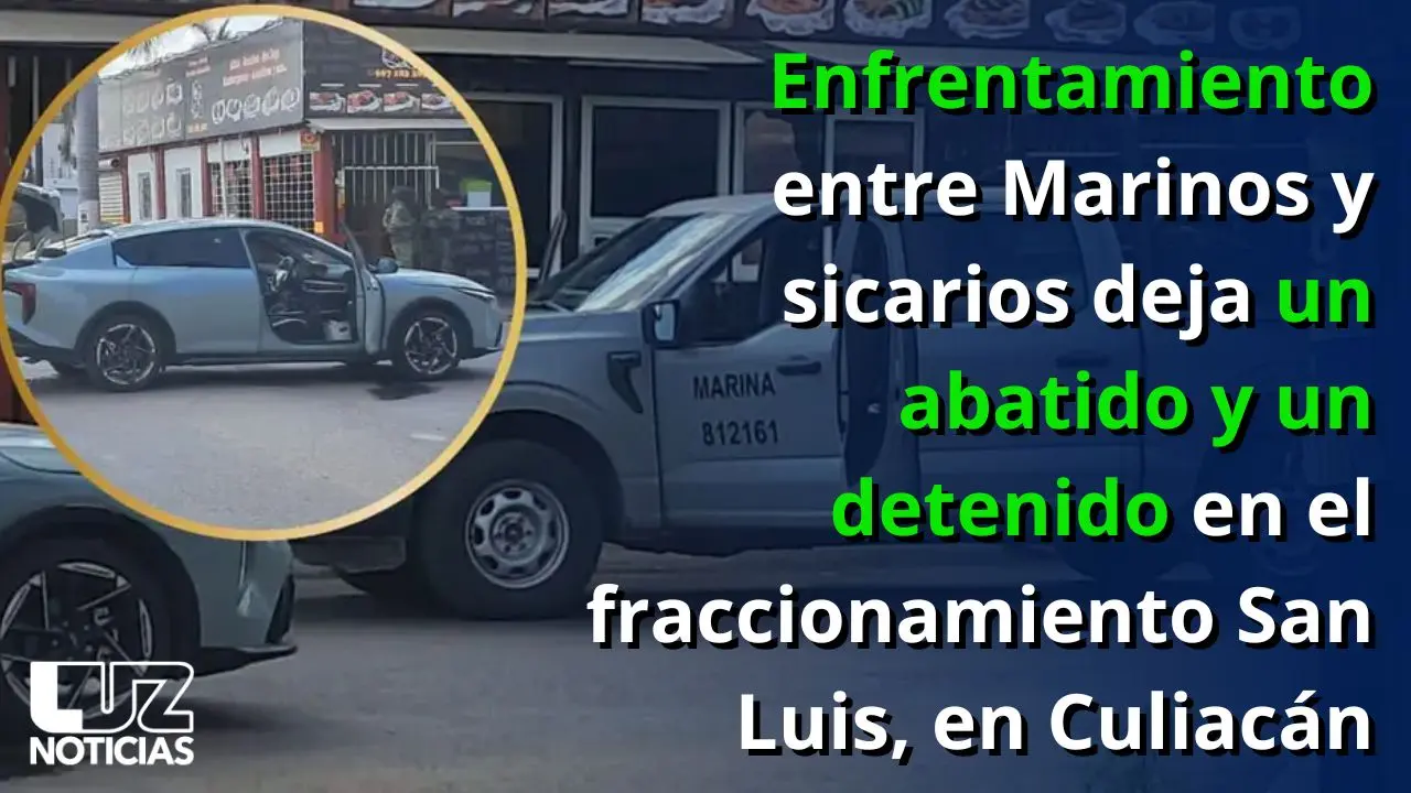 Un abatido y un detenido deja enfrentamiento entre Marinos y sicarios en Culiacán Un abatido y un detenido deja enfrentamiento entre Marinos y sicarios en Culiacán