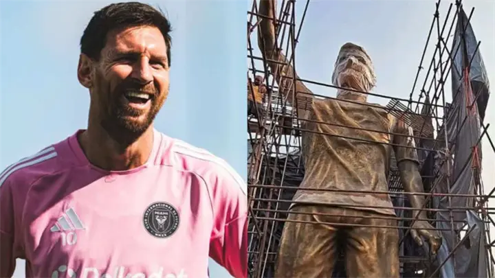 India sorprende al mundo con estatua gigante dedicada a Lionel Messi | VIDEO