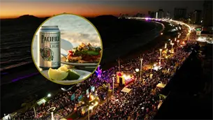 Esta es la cerveza que más se consume en el Carnaval de Mazatlán; la ves por todos lados