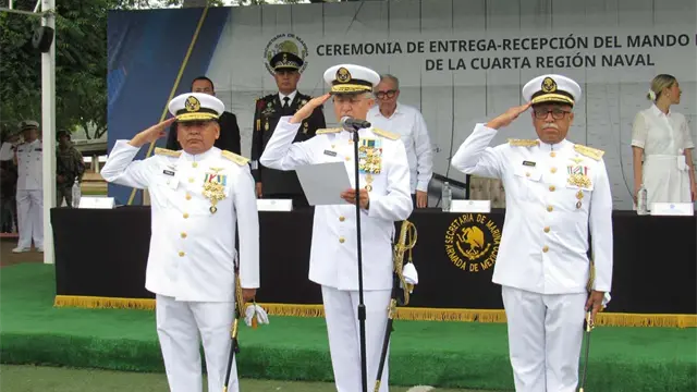 Asume Guadalupe Juan José Bernal Méndez la comandancia de la Cuarta Región Naval en Mazatlán