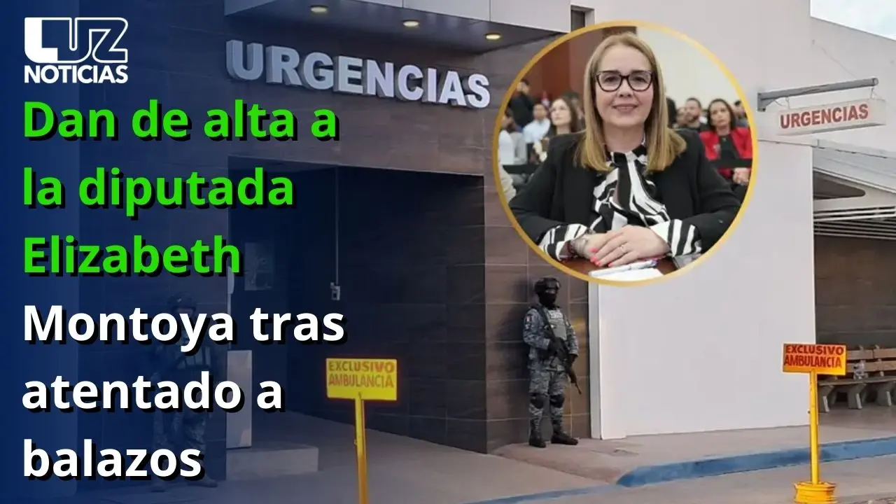 Dan de alta a la diputada Elizabeth Montoya tras atentado a balazos