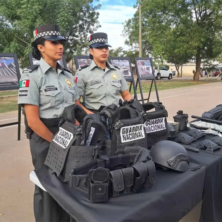 Conoce el equipo táctico utilizado por la Guardia Nacional en el Sendero de Paz, en Culiacán