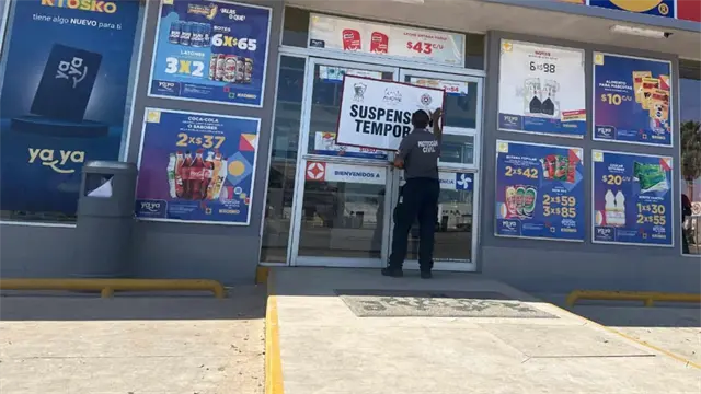 Protección Civil Ahome clausura tienda donde murieron madre e hijo intoxicados en Los Mochis