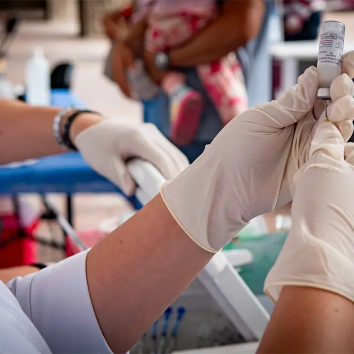 Gobierno de Sinaloa abre modulo de vacunación contra el sarampión