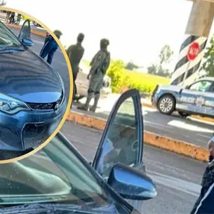 Cae presunto robacarros tras persecución en Culiacán