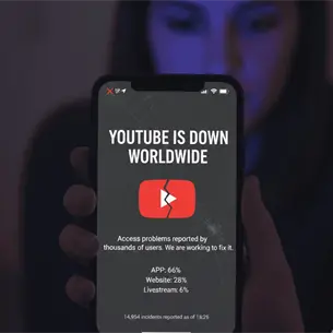 YouTube sufre caída a nivel mundial; miles de usuarios reportan fallas