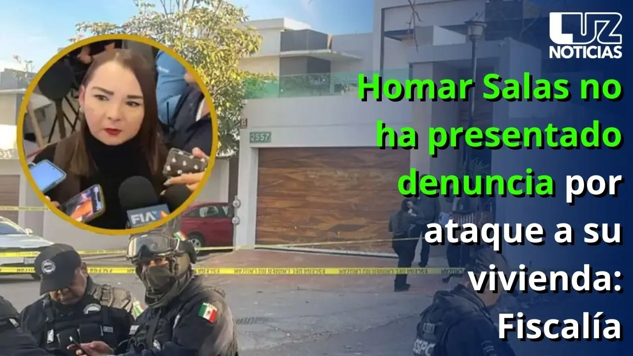 Homar Salas no ha presentado denuncia por ataque a su vivienda: Fiscalía