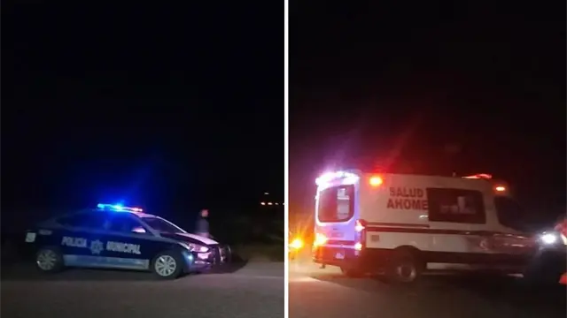Camioneta cae a canal en San Miguel Zapotitlán, Ahome; un hombre resulta lesionado Camioneta cae a canal en San Miguel Zapotitlán, Ahome; un hombre resulta lesionado