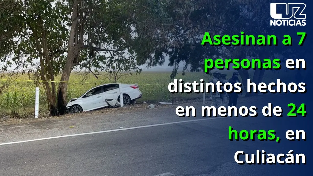 Asesinan a 7 personas en distintos hechos en menos de 24 horas, en Culiacán Asesinan a 7 personas en distintos hechos en menos de 24 horas, en Culiacán