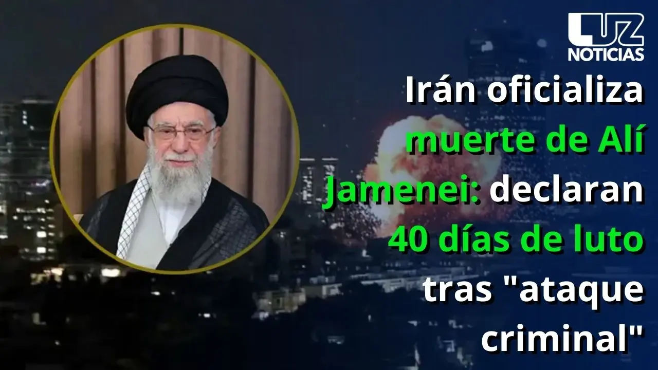 Irán oficializa muerte de Alí Jamenei: declaran 40 días de luto tras
Irán oficializa muerte de Alí Jamenei: declaran 40 días de luto tras