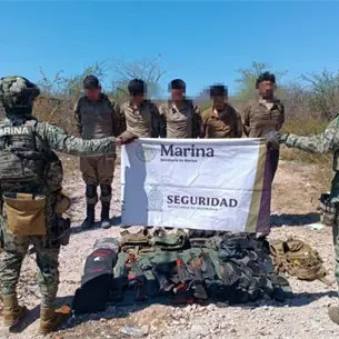 Sicarios agreden a marinos en la Sierra de Mazatlán; hay 6 detenidos, uno de ellos lesionado