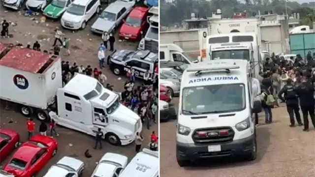 ¡Gritaron por sus vidas! Hallan caja de tráiler con más de 200 migrantes hacinados y abandonados en Veracruz