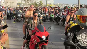 Desfile de la Semana Internacional de la Moto 2026 reúne a miles en el malecón de Mazatlán