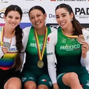 María Antonieta Gaxiola gana dos medallas en el Gran Prix de Pista