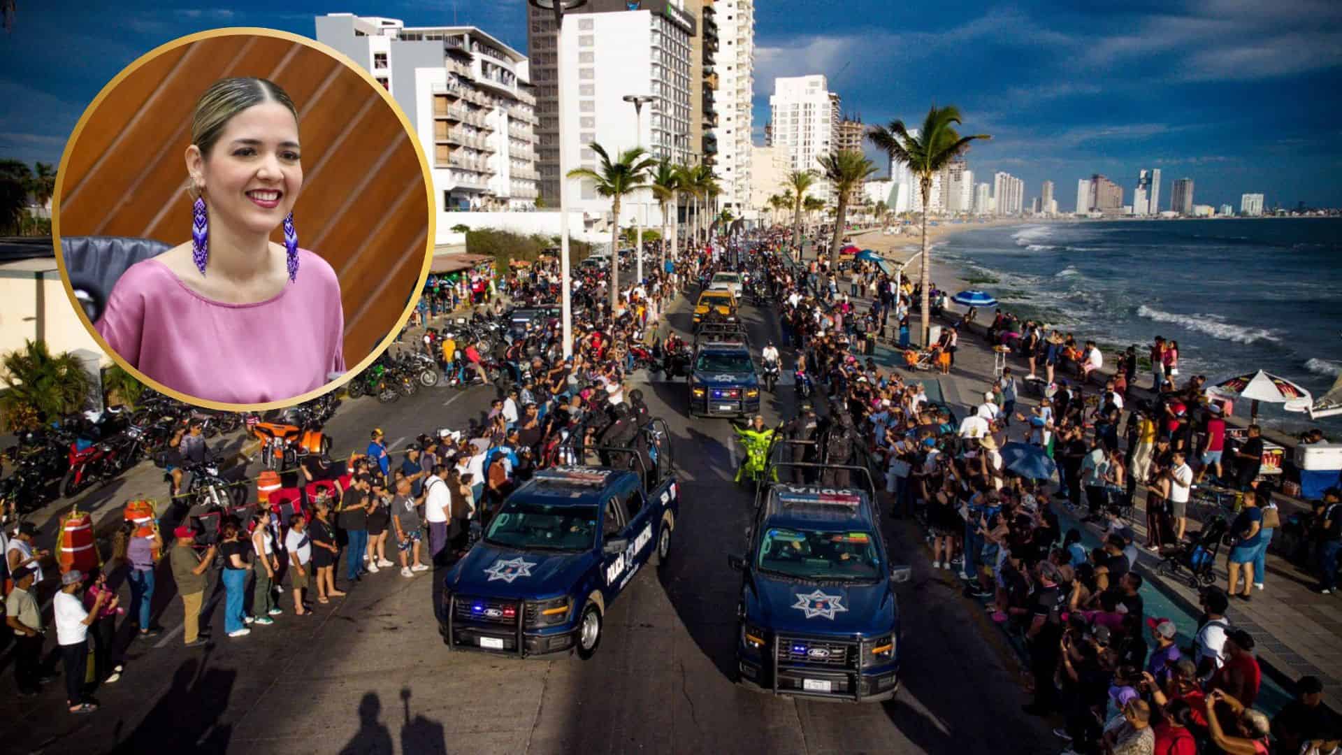 Mazatlán cierra con éxito periodo vacacional de Semana, afirma Estrella Palacios