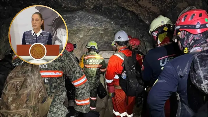 Sheinbaum ordena investigación para conocer las causas del derrumbe de la mina Santa Fe, en El Rosario Sheinbaum ordena investigación para conocer las causas del derrumbe de la mina Santa Fe, en El Rosario