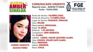Buscan a Yazmín Yamileth de 16 años en Guasave