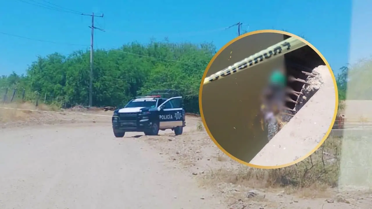 Encuentran a un hombre asesinado y embolsado en un canal cerca de Quilá, Culiacán