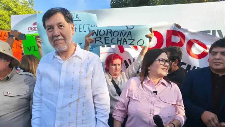 Noroña: asambleas de Imelda Castro son una instrucción de Claudia Sheinbaum 