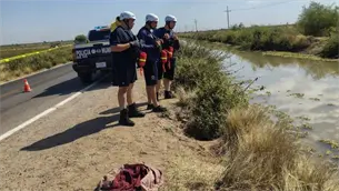 Adulto mayor muere tras derrapar en motocicleta y caer a canal de riego cerca de El Huitussi en Guasave