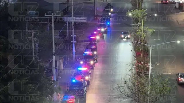 Policía Estatal despliega megaoperativo contra robo de vehículos en Culiacán