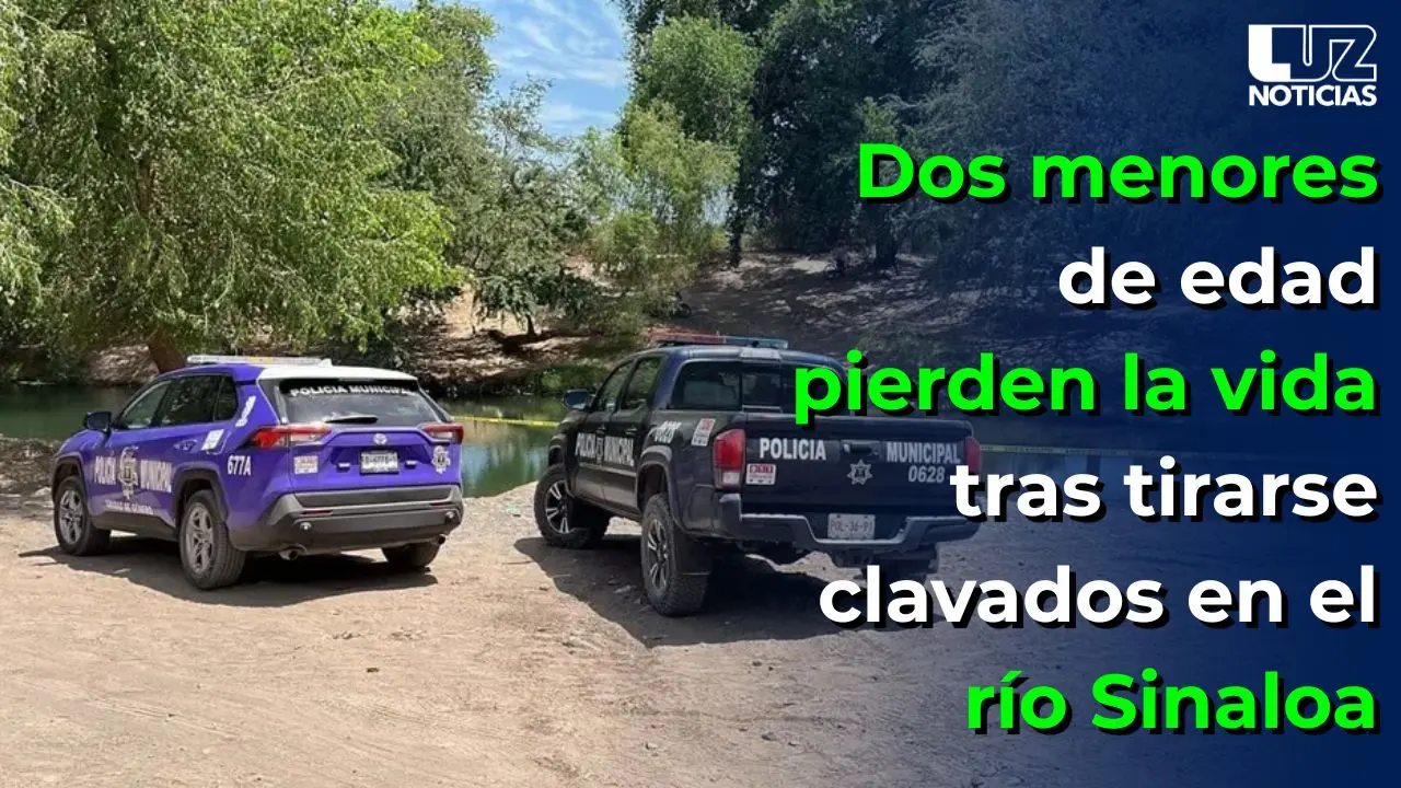 Dos menores de edad pierden la vida tras tirarse clavados en el río Sinaloa Dos menores de edad pierden la vida tras tirarse clavados en el río Sinaloa