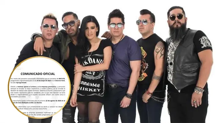 Matute reprograma su concierto en Los Mochis; NO se presentará el 30 de mayo Matute reprograma su concierto en Los Mochis; NO se presentará el 30 de mayo