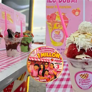 ¡Hoy son gratis! Crepas y Fresas Lorena regalará su famoso postre este 3 de junio en Mazatlán
