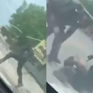 Los Harfuch persiguen y someten a presunto civil armado tras enfrentamiento en Pericos, Mocorito