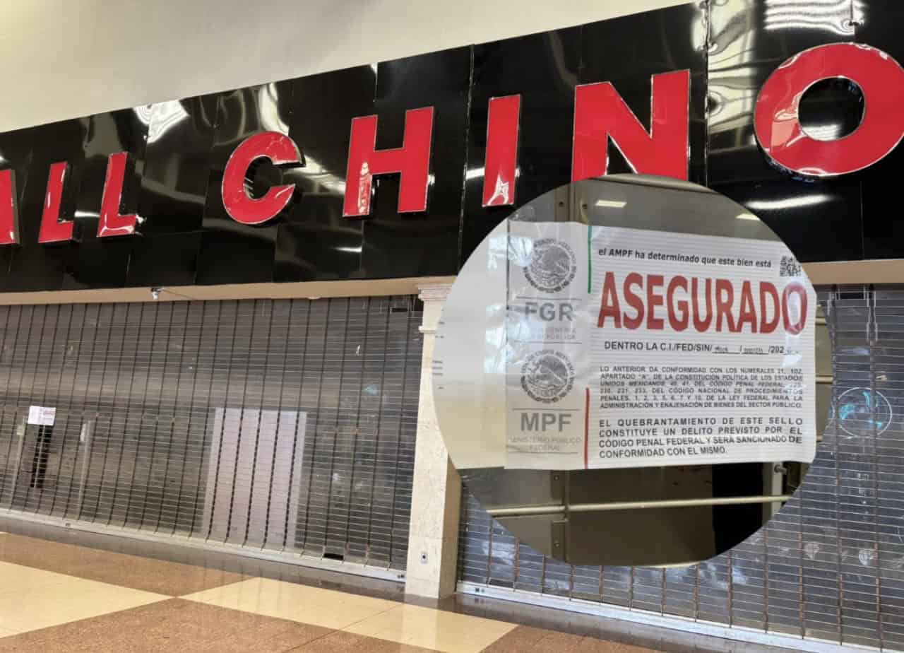 Clausuran tienda china en Los Mochis; operativo fue encabezado por la FGR informó PC