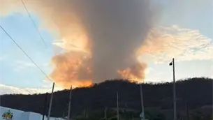 Mazatlán amanece con densa capa de humo por incendio en el Basurón Municipal