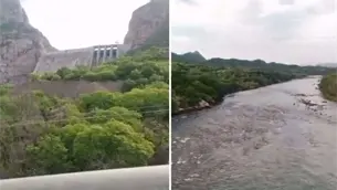 Conagua inicia extracción de agua de la presa Huites, al norte de Sinaloa Conagua inicia extracción de agua de la presa Huites, al norte de Sinaloa