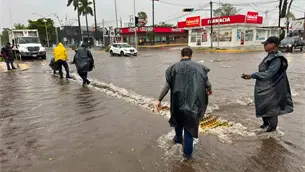 Protección Civil Ahome despliega operativo por fuertes lluvias y atiende encharcamientos