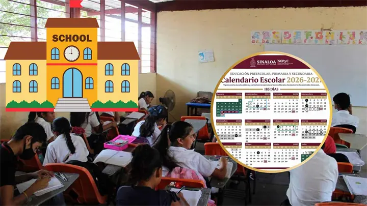 SEPyC: ¿Qué días NO habrá CLASES en Sinaloa, según en el Calendario Escolar 2026-2027?