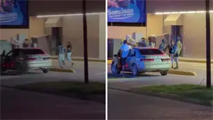 Puntero huye en moto y deja a su pareja en balacera en Los Mochis. Guardia Nacional la detiene
