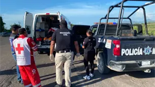 Encontronazo en la Los Mochis-San Blas deja cinco lesionados, entre ellos tres menores