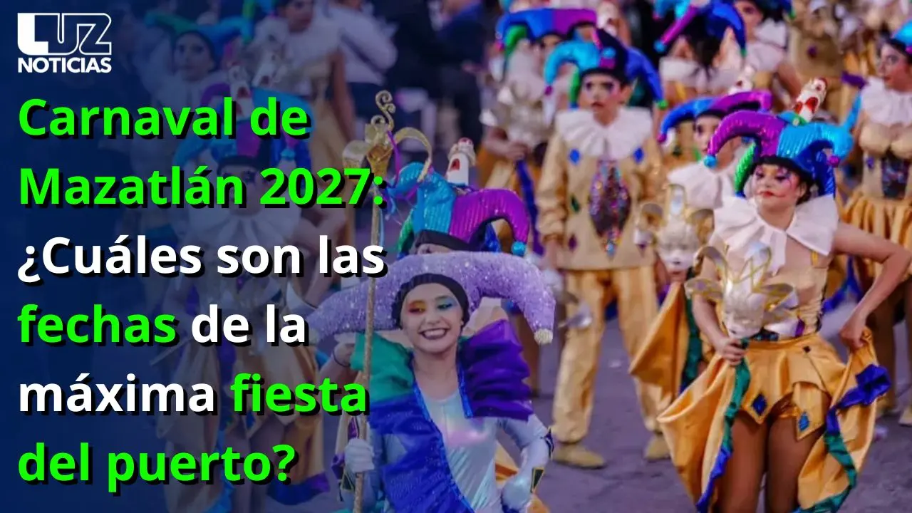 Carnaval de Mazatlán 2027: ¿Cuáles son las fechas de la máxima fiesta del puerto?
Carnaval de Mazatlán 2027: ¿Cuáles son las fechas de la máxima fiesta del puerto?