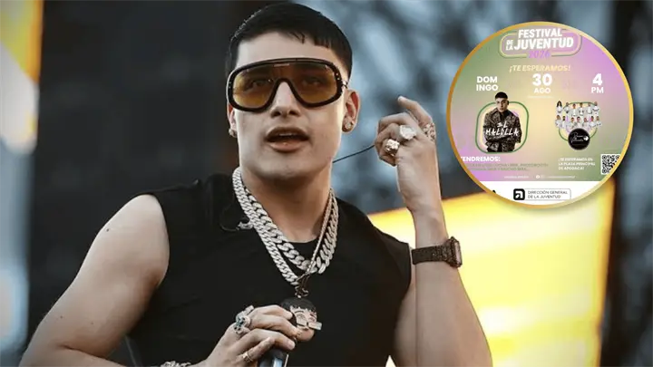 ¿Cuándo y dónde es el concierto de El Malilla en el Festival de la Juventud 2026?