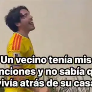 ¡Lo cachó escuchando sus rolitas! Cantante de Diferente Nivel le grita a su vecino desde la barda y la reacción se vuelve viral
