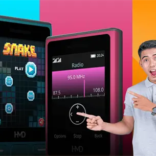 Así es el HMD 105 4G, el nuevo celular sin juegos ni navegador