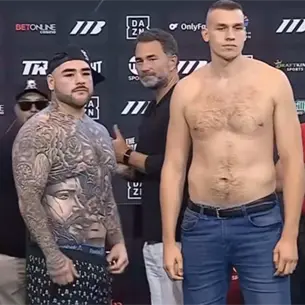 Adiós a los kilos: El impresionante cambio de Andy Ruiz de cara a su pelea con Damian Knyba