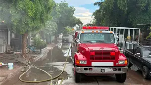 Se quema una casa en la colonia Jaramillo de Los Mochis tras caerse una veladora 