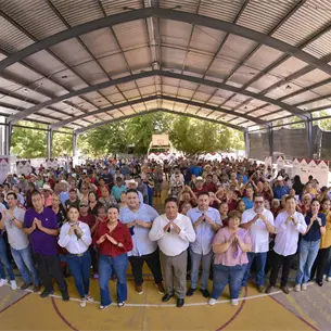 Caravanas del Bienestar llegan a Goros 2 y benefician a familias